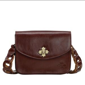 Patrica nash Peyton leather chain crossbody purse